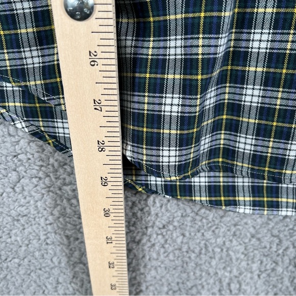 Polo Ralph Lauren Classic Fit Plaid Button Down Shirt Men’s M Green Long Sleeve - Picture 6 of 12